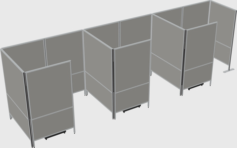 Small private panel system