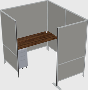 Flexible panel system with privacy