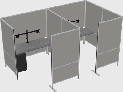 Système de panneaux flexibles avec confidentialité