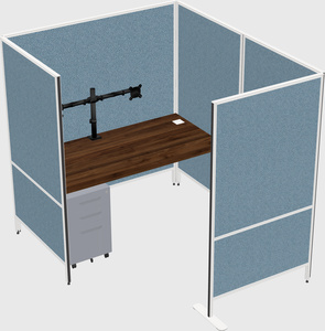 Système de panneaux flexibles avec confidentialité