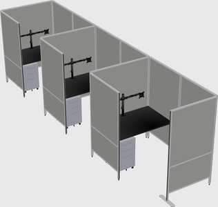 Small private panel system