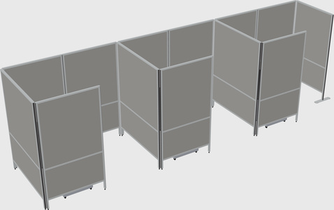 Small private panel system