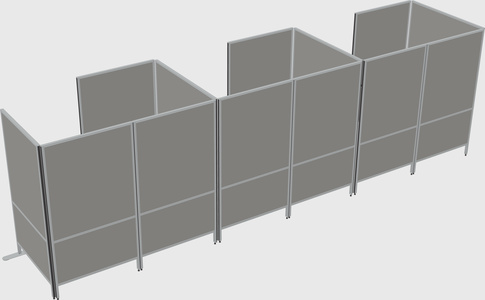 Small private panel system