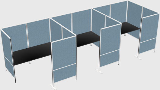 Flexible panel system with privacy