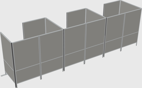 Small private panel system