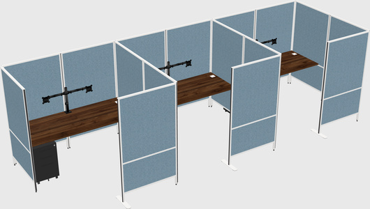 Flexible panel system with privacy