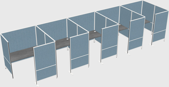 Flexible panel system with privacy