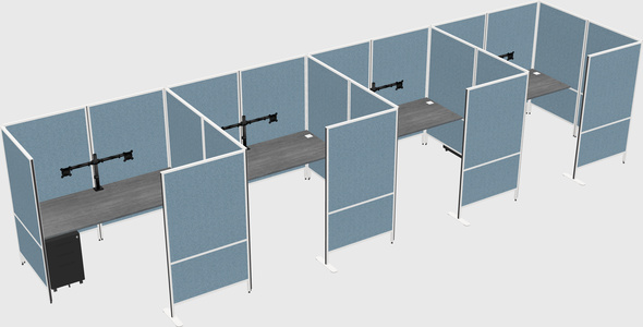 Flexible panel system with privacy