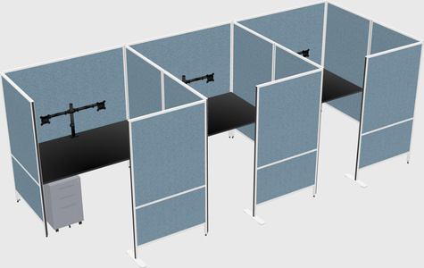 Flexible panel system with privacy