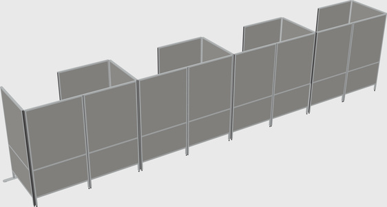 Small private panel system