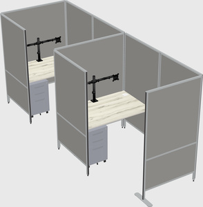 Small private panel system