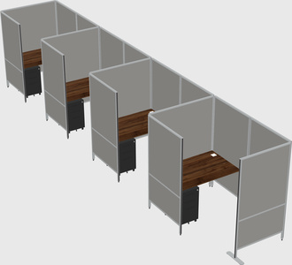 Small private panel system