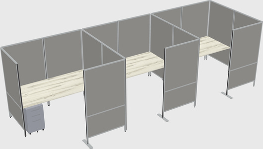 Flexible panel system with privacy