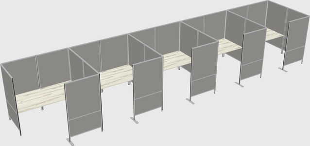 Système de panneaux flexibles avec confidentialité