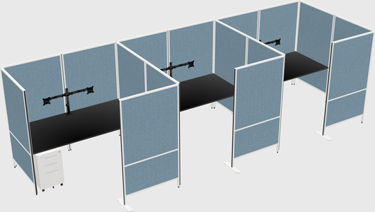 Système de panneaux flexibles avec confidentialité