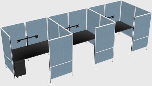 Système de panneaux flexibles avec confidentialité