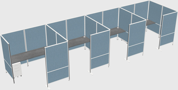 Flexible panel system with privacy