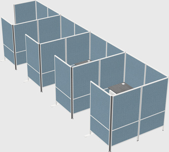 Flexible panel system with privacy