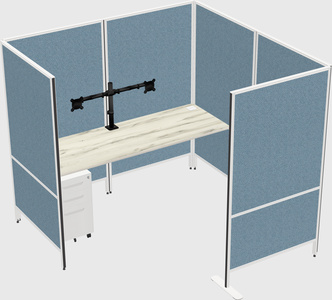 Flexible panel system with privacy