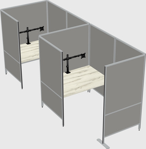 Small private panel system