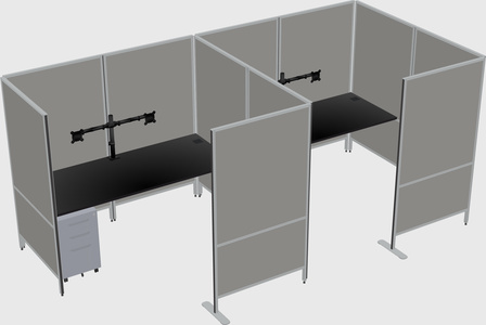 Système de panneaux flexibles avec confidentialité