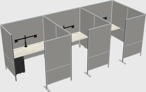 Système de panneaux flexibles avec confidentialité