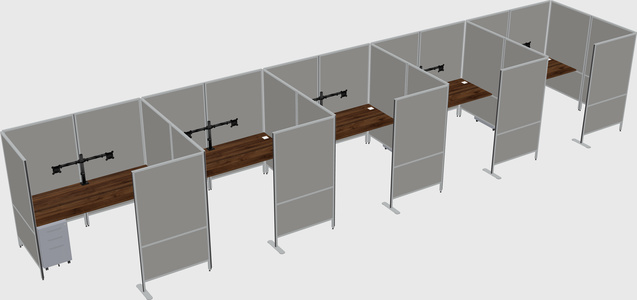 Système de panneaux flexibles avec confidentialité