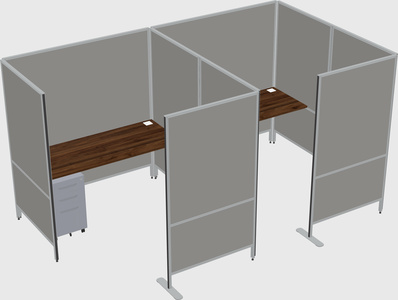 Flexible panel system with privacy