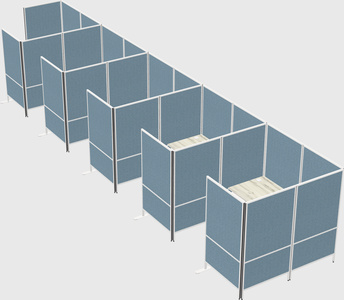 Flexible panel system with privacy