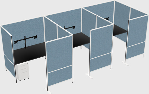 Flexible panel system with privacy