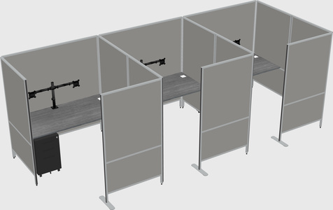 Flexible panel system with privacy