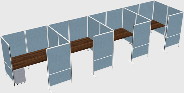 Flexible panel system with privacy