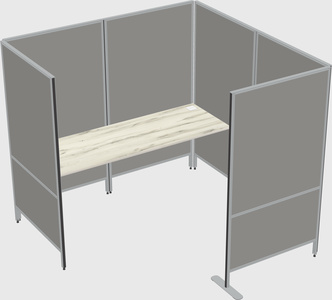 Flexible panel system with privacy