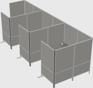 Système de panneaux flexibles avec confidentialité