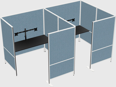 Flexible panel system with privacy