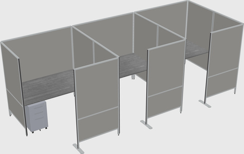 Flexible panel system with privacy