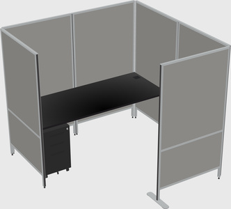 Flexible panel system with privacy