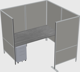 Flexible panel system with privacy