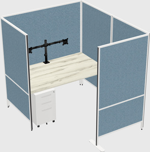 Flexible panel system with privacy