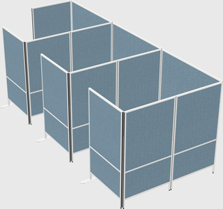 Flexible panel system with privacy