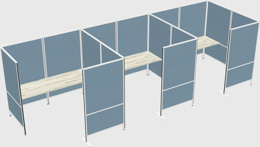 Flexible panel system with privacy