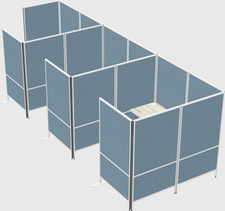 Flexible panel system with privacy