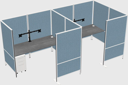 Flexible panel system with privacy