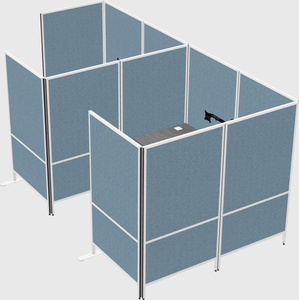 Flexible panel system with privacy