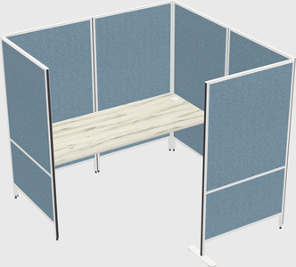 Flexible panel system with privacy