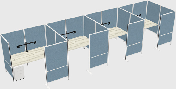 Flexible panel system with privacy