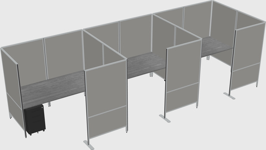 具有隐私的灵活面板系统