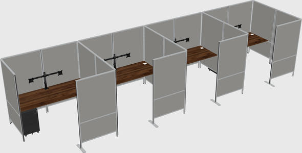 具有隐私的灵活面板系统