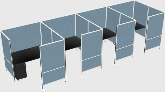 Système de panneaux flexibles avec confidentialité