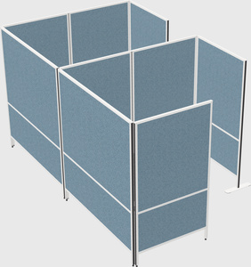 Flexible panel system with privacy